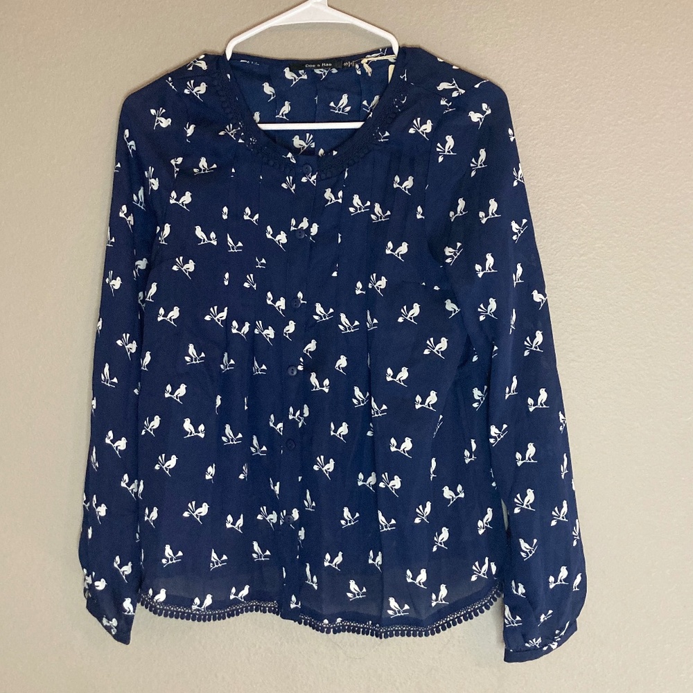 New navy with birds